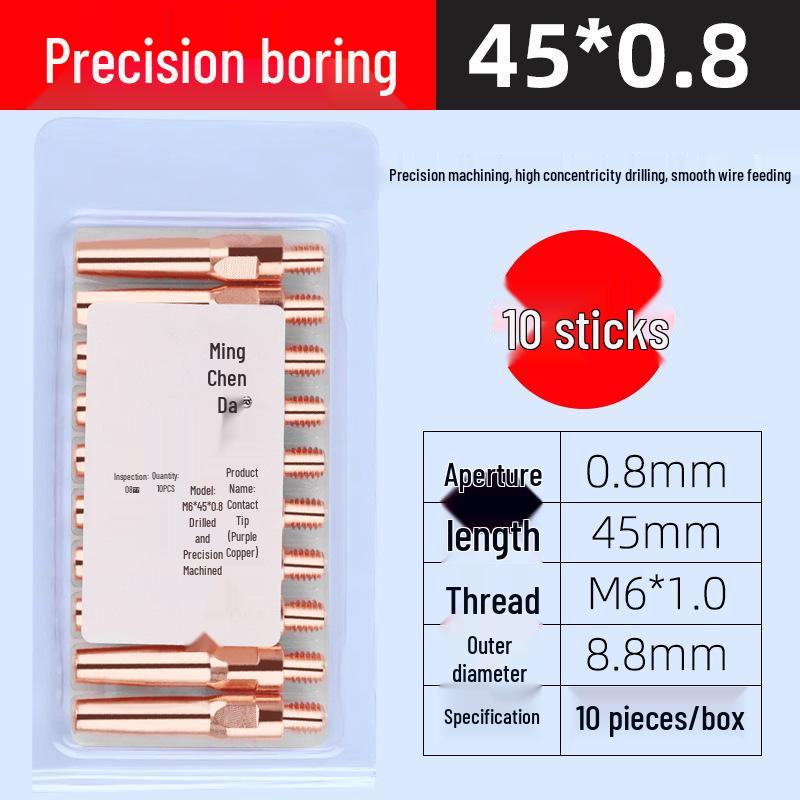 Panasonic Gas Shielded Copper Contact Tip for MIG Welding (0.8/1.0/1.2)