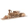 3D Wooden Puzzle, Wooden Model Kit, Craft Kit, Steam Locomotive Puzzle, DIY Educational Toy, Gift for Boys, Girls, and Adults, Birthday, Christmas