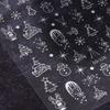 Manicure Ornaments Christmas Bronzing Nail Stickers Christmas Bronzing Nail Decals  Girls