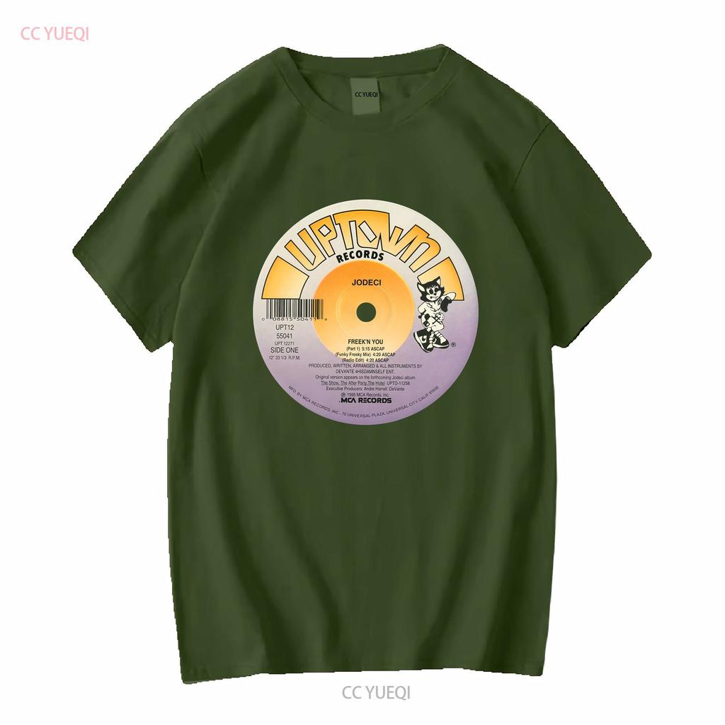 Uptown Records Jodeci Freakn You 90s RnB Single Music Softstyle T Shirt vintage Washed Soft Casual designer clothes Stylish
