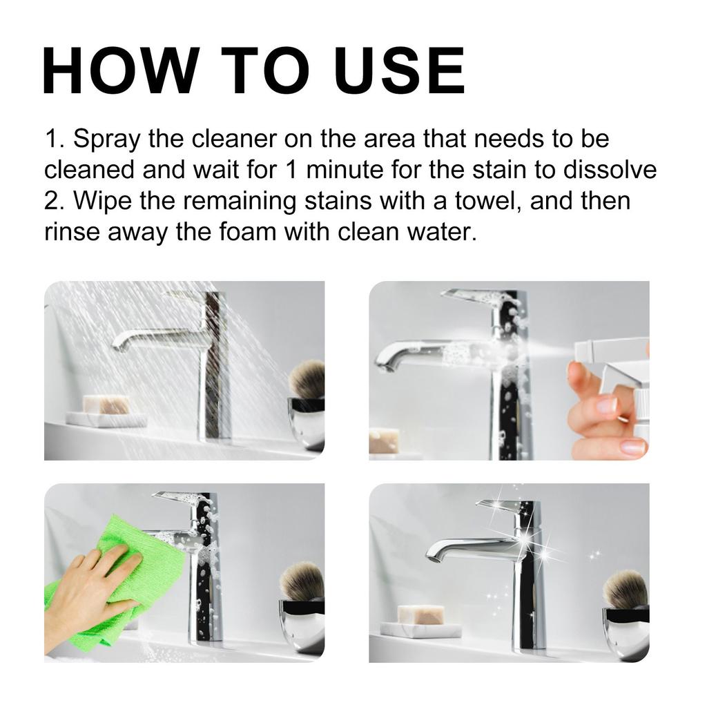 120 мл пена для чистки ванной туалета ванна умывальник плитка дезактивация чистящий спрей