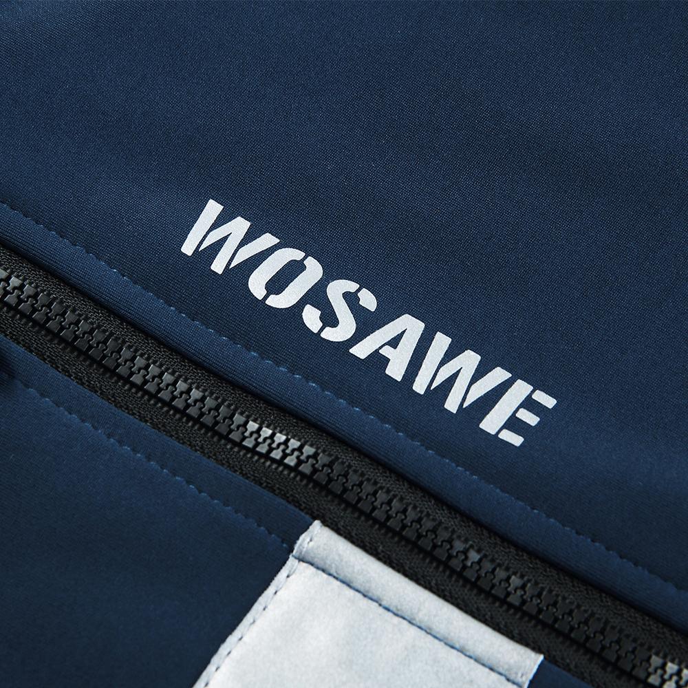 Wosawe Велосипедная уличная мягкая куртка YKK на молнии, велосипедная термофлисовая зимняя теплая ветровка
