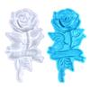 Glossy Silicone Rose Flower Mold Wall-mounted Valentines Stereo Mold DIY Ornaments Pendant Epoxy Resin Crafting Molds