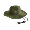 SMILER Zippa Bucket Sun Adventure Bucket Hat for Men and Lightweight and Easy To Store Hat, Water-Repellent, Safari, Hat, Hat, Women, (Green, CAT)