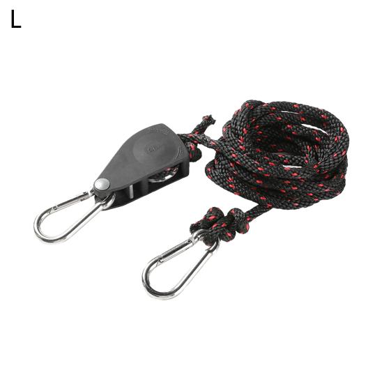 Нейлоновый подвес с трещоткой Легкий Быстросъемный Прочная конструкция с блоком Веревка для подъема палатки