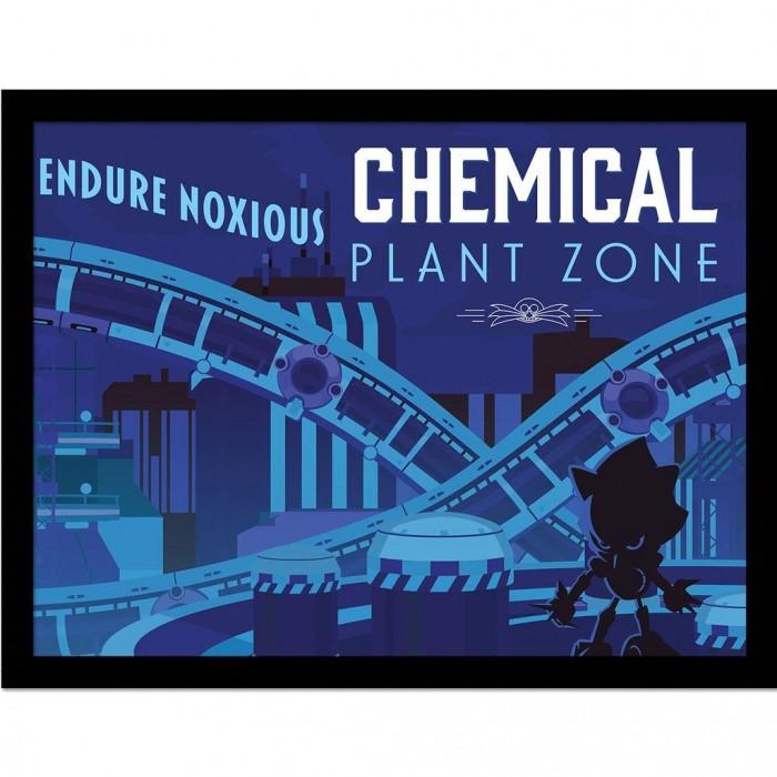 Sonic The Hedgehog Плакат в рамке «Выдержать вредный»