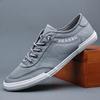 Мужская повседневная парусиновая обувь с низкой посадкой, весенняя спортивная обувь для отдыха на плоской подошве, летняя удобная дышащая вулканизированная обувь