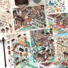 Наклейка Infeel.Me Миниатюрный пейзаж 2.5D: Сегодняшний Бизнес-Журнал Игрушка, 34-й Выпуск, Развивающая и Снимающая Стресс.