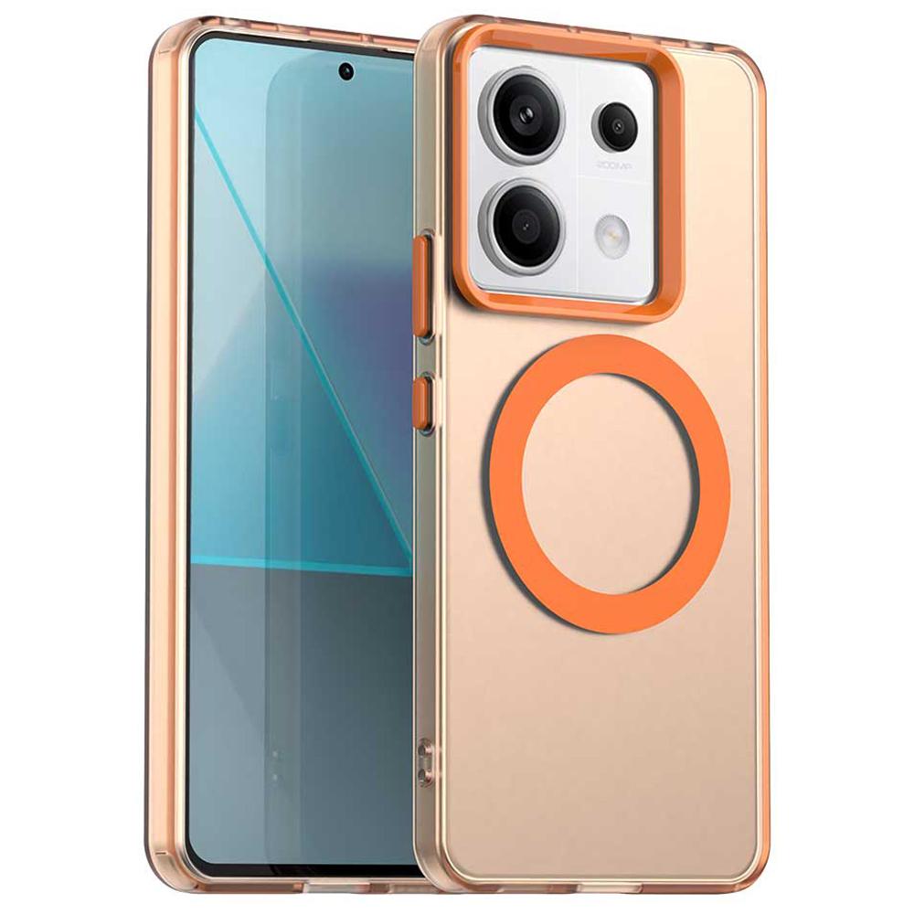 For Xiaomi Poco X6 5G/Note 13 Pro 5G Case Compatible with MagSafe PC+TPU+PET Anti-Drop Phone Cover