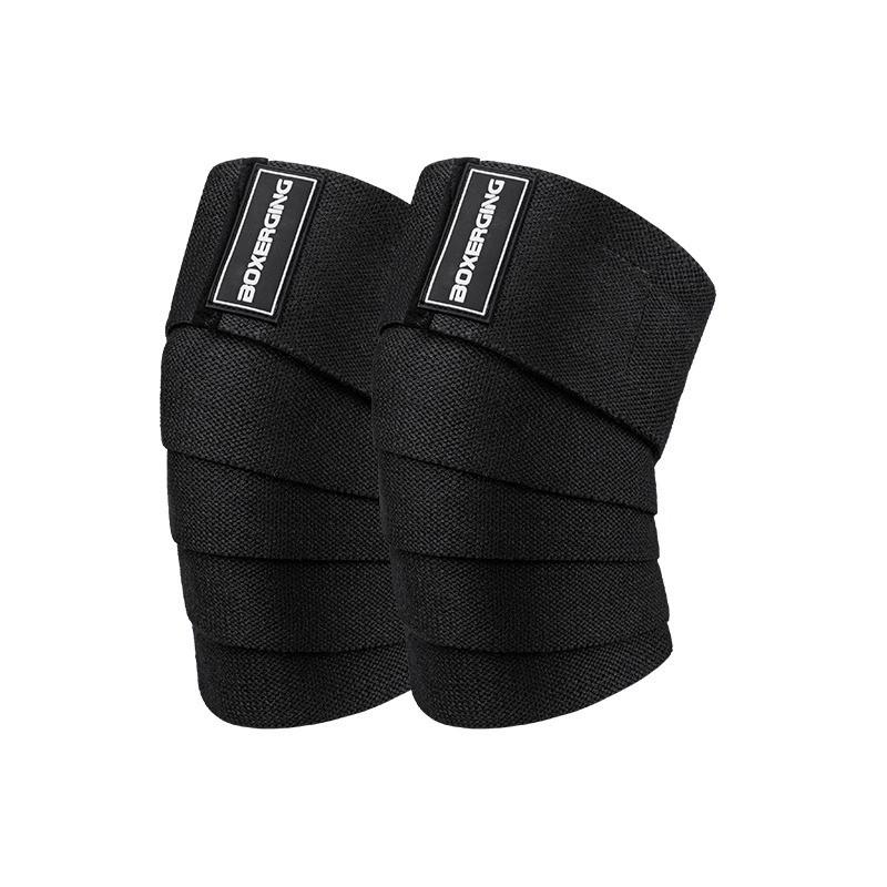Knee Support Wrap Weightlifting Squats Powerlifting Gym Training Men Women Elastic Compression Bandage