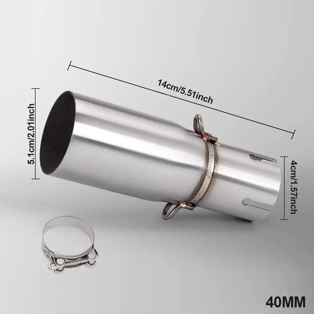 Модификация выхлопной трубы мотоцикла, средняя часть выхлопной трубы 28-45 мм, адаптер, секция выхлопной трубы 51 мм, неразрушающая установка