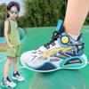 Мальчиковые баскетбольные кроссовки детские дышащие спортивные кроссовки 2025 весна и осень новые детские сетчатые кроссовки для бега мальчиковые кеды
