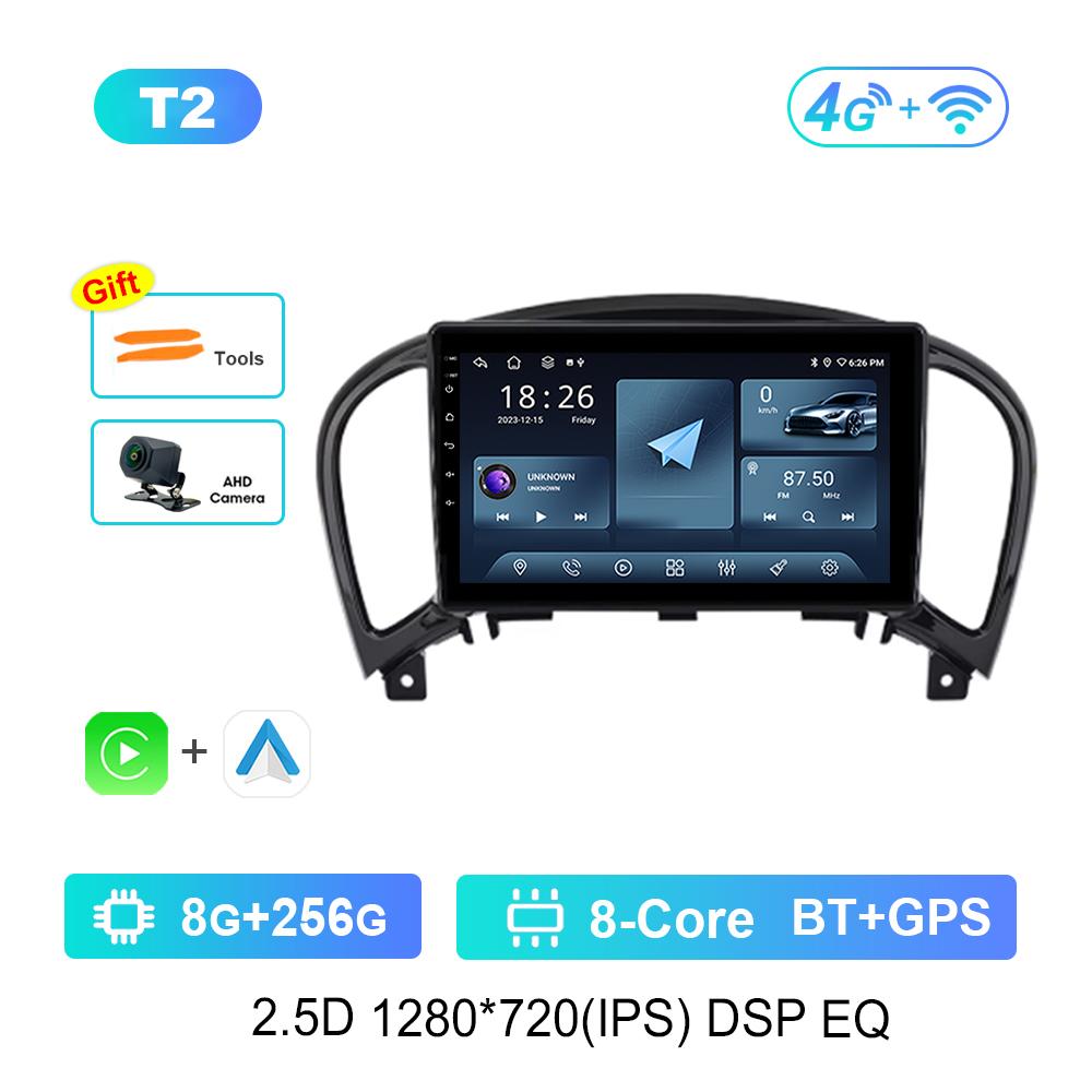 9 '' Car Radio Multimedia Player Android System for Nissan Juke 2010 - 2014 4G Bluetooth Navi GPS IPS Touch Screen DSP Stereo
