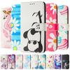 Кожаный чехол-книжка A50 для Samsung Galaxy A50 A20E A10E A20S A30 A40 A70 A10 Магнитный Расписной Чехол Кот Цветок
