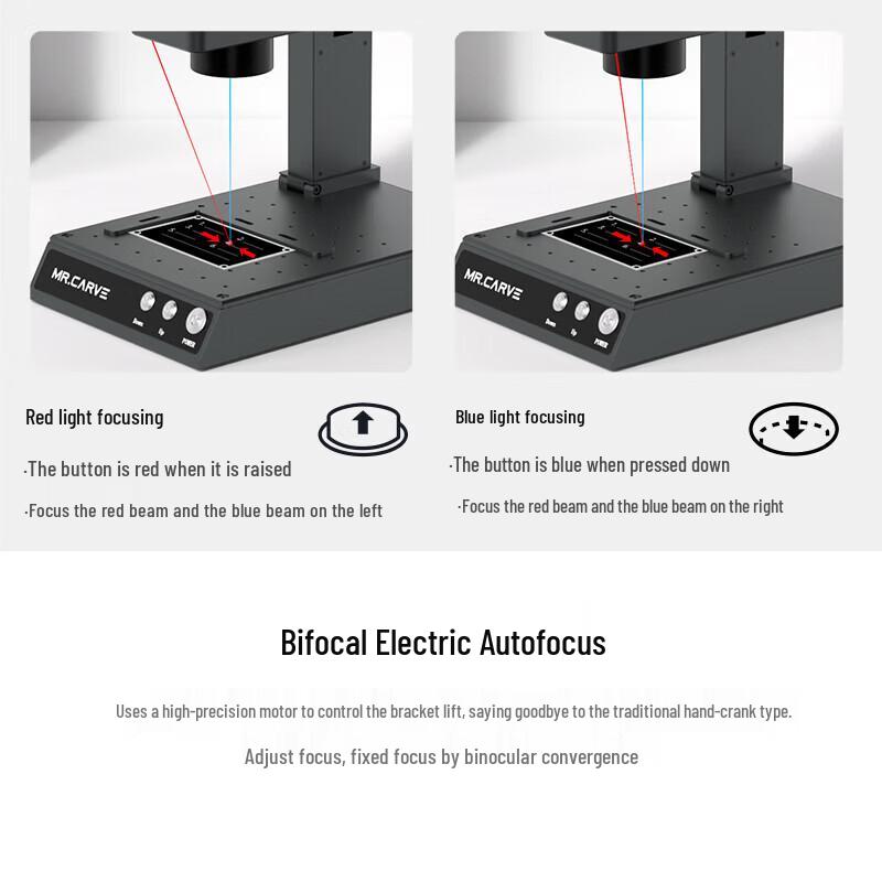 DAJA M4 Desktop Fiber Laser Engraver & Marker (Dual-Light) CN plug (adapter included)