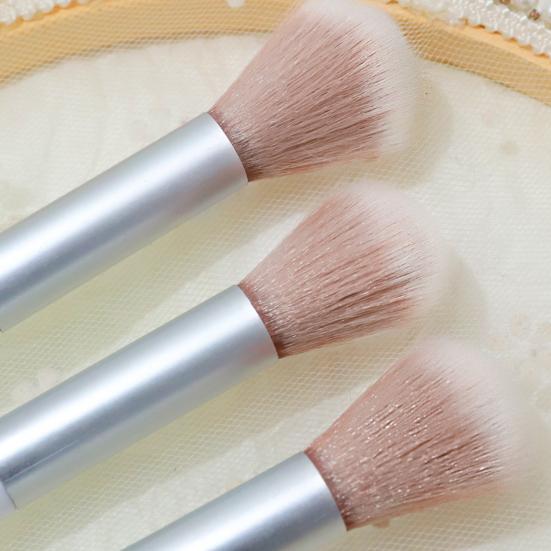 Кисть для румян Толстая алюминиевая трубка Долгосрочное использование Инструмент для красоты Модный инструмент для красоты для вечеринки
