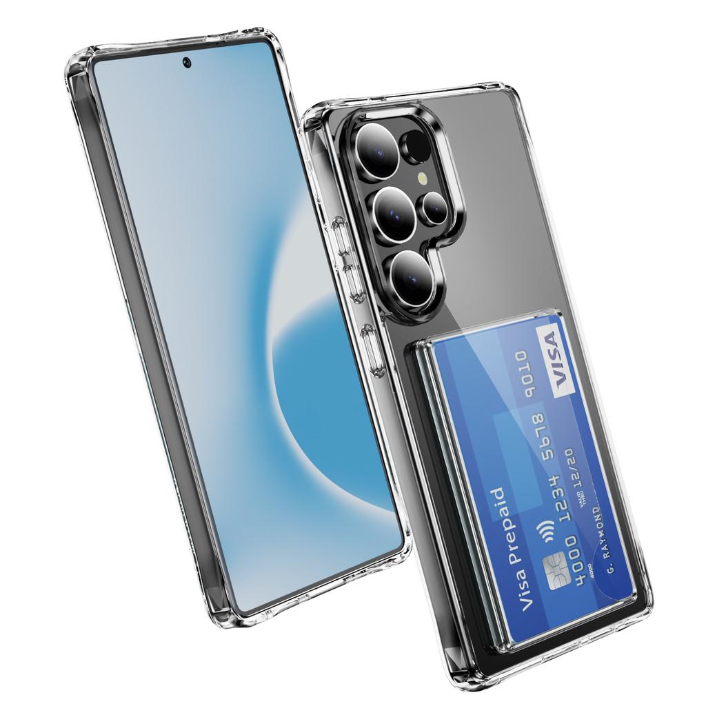 Чехол для Samsung Galaxy S26 Ultra, защитный чехол из ТПУ для телефона с держателем для карт