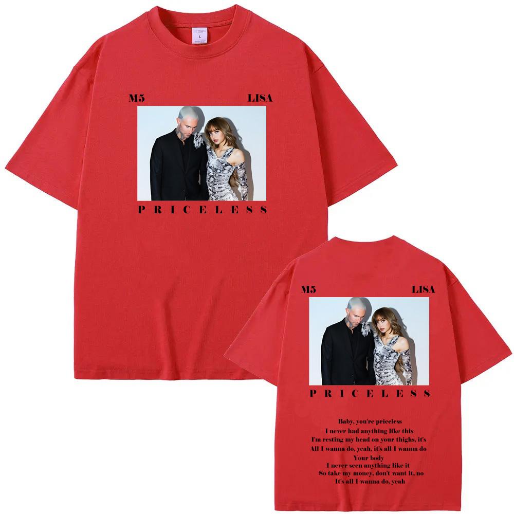 Maroon 5 - Priceless Ft. LISA Tshirts 100%cotton Men Women NewT-shirts Summer High Street Tees High Quality Cotton Soft Clothing