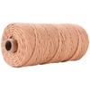 1 рулон красочных самодельных изделий для вязания крючком, свадебный декор для дома, хлопковая веревка, шнур для макраме, веревка