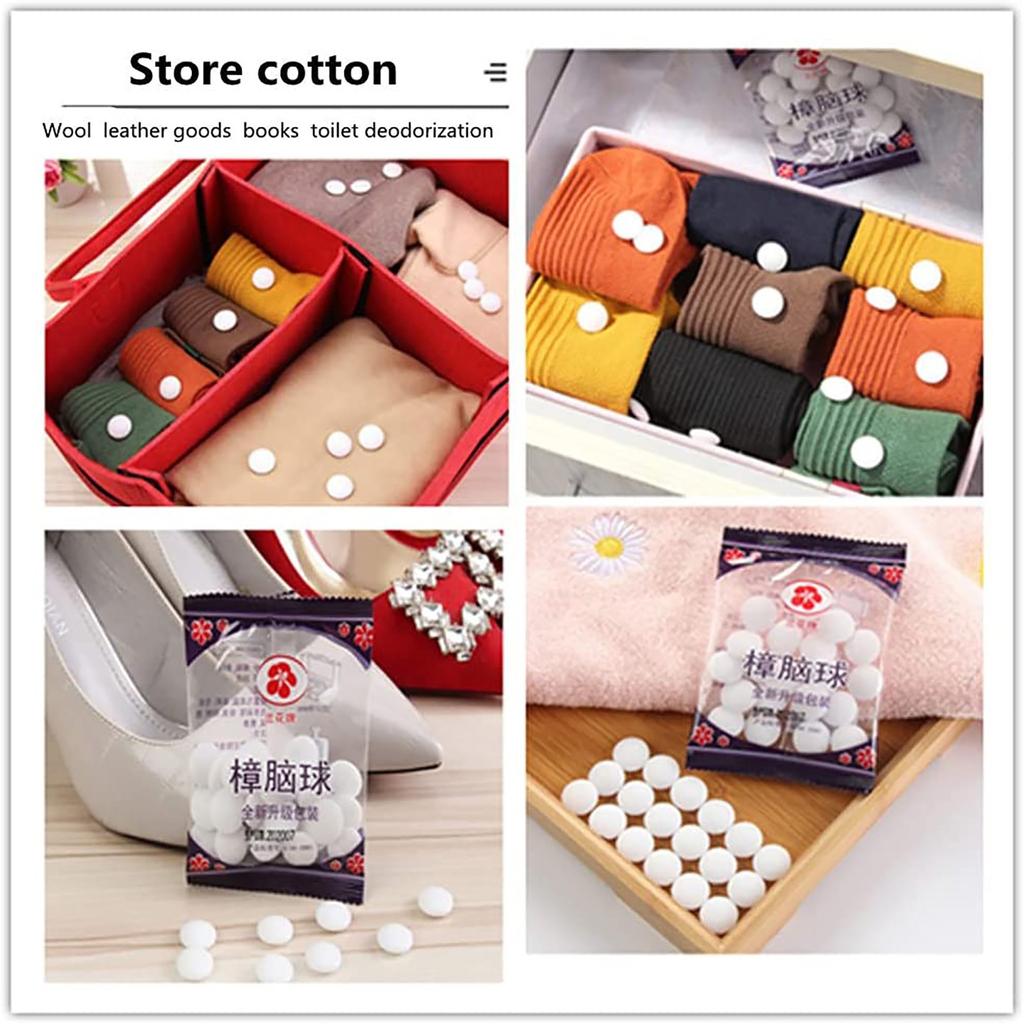 Старомодный шарик от моли, шарик от насекомых, дезодорирующий туалетный шкаф, 100 шт., бытовые шарики
