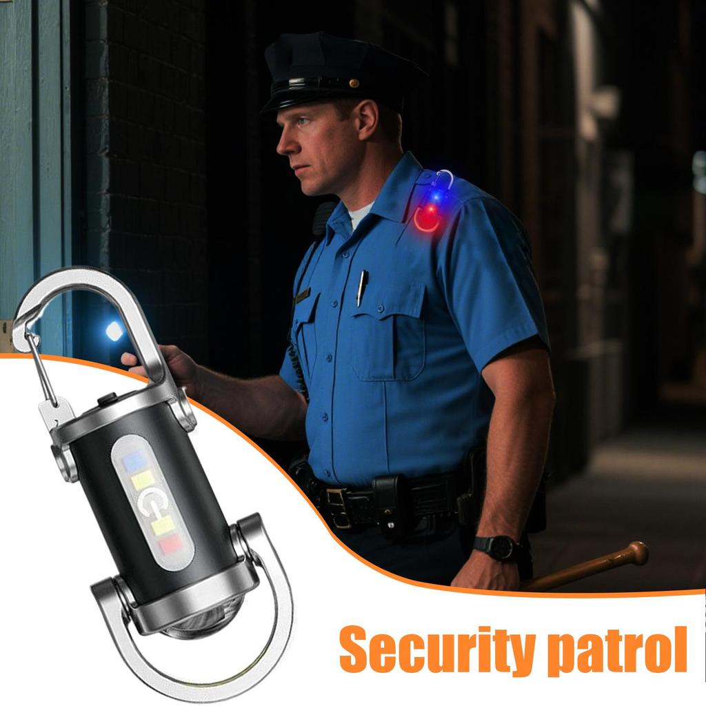 Mini Waist Mounted Keychain Flashlight Led Rechargeable Light Torch Long Range Powerful Outdoor Lights Cob for Outdoor Survival