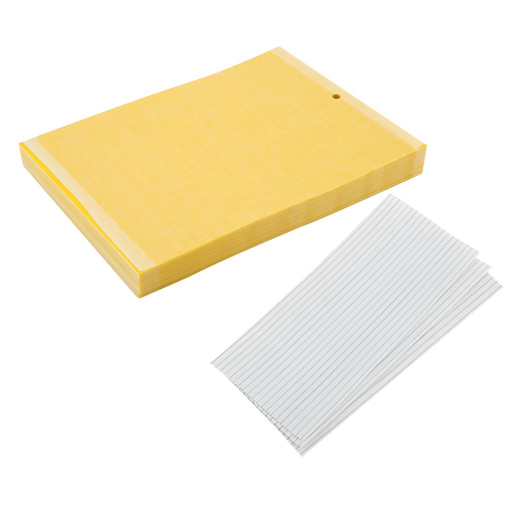 50Pcs Double Sided Mosquito Glue Board Traps Pest Sticky Board Fly Insects Catcher Killer