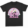 Alpha Unisex Unicorn Rainbow T Shirt Unisex Unisex Fashion Summer T-Shirts feUnisex Casual Short Sleeve Hip-hop Harajuku Unisex Tshirt