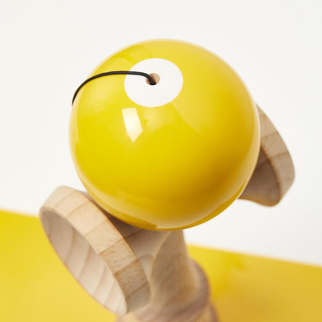 Kendama KROM POP Chrome Pop LOL Sticky Clear (Yellow)