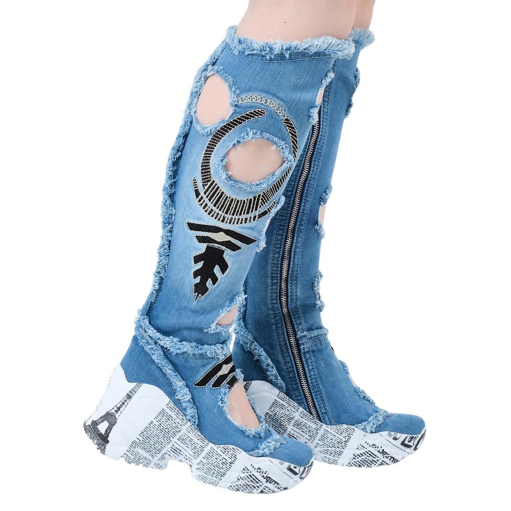 Джинсовые ботинки, женские спортивные ботинки, джинсовая обувь, джинсовые кроссовки, подарок на день рождения