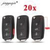 Jingyuqin 20 шт./лот раскладной чехол для ключей для нового VW Transporter Polo GOLF 202AD 202H складной дистанционный брелок 2/3/4