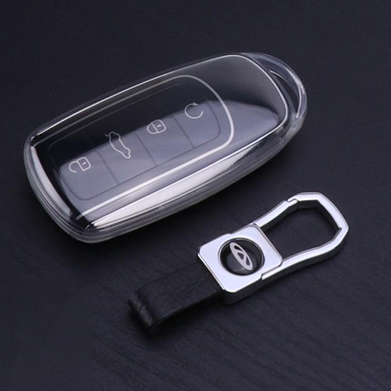 Chery Tiggo 8 Pro/Tiggo 8 Pro Max ТПУ прозрачный чехол для ключей от автомобиля держатель защитный чехол для ключей аксессуары