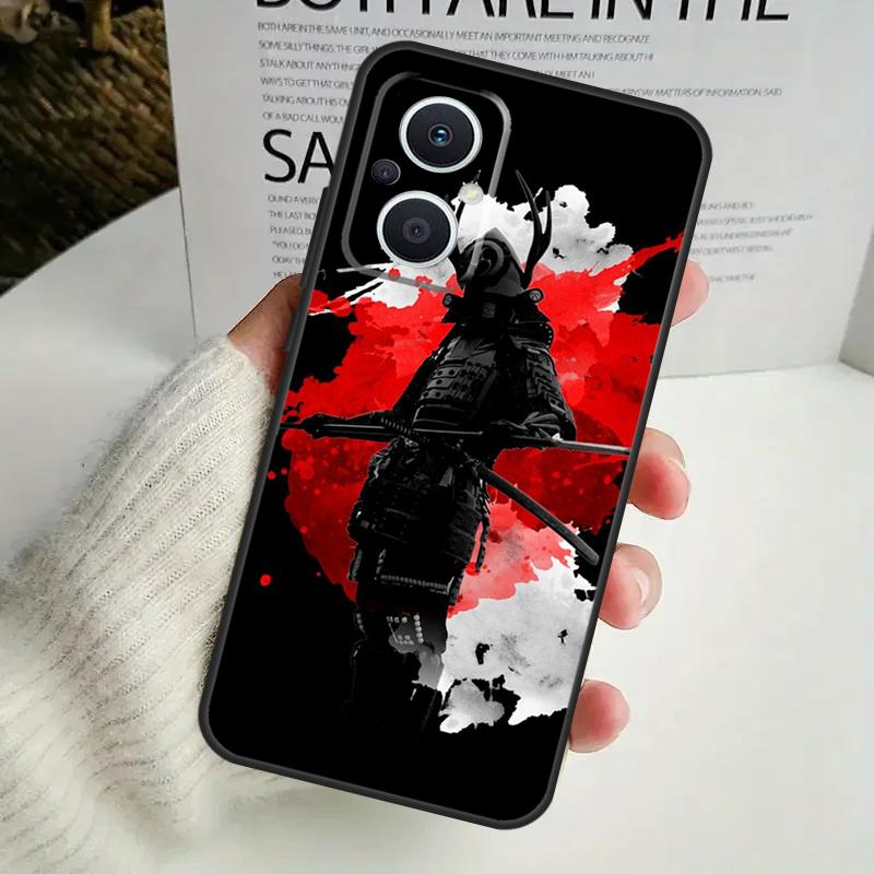 Японский воин-самурай для OPPO Reno 11 F 10 Pro 4Z 5Z 8T 4 5 6 7 8 Lite OPPO Find X3 X6 Pro X2 Neo X5 Lite чехол