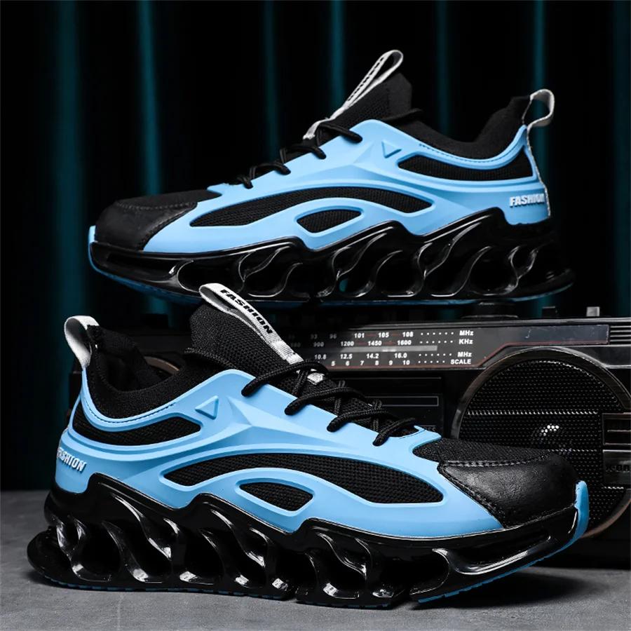 YRZL Mens Athletic Shoes Breathable Running Shoes Men Lightweight Sneakers Comfortable Walking Shoes Anti Slip Sports Shoes