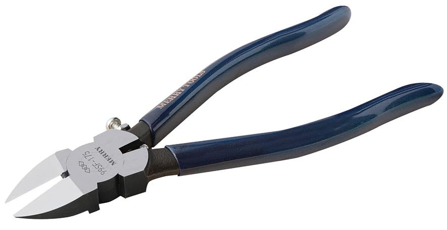 Muromoto Iron Works Merry Plastic Nippers 99SF-175 Heavy-Duty (Flat Blade)