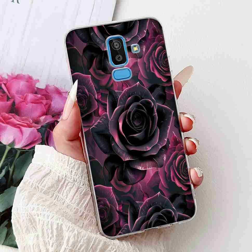 Для Samsung Galaxy J8 2018 6.0" Чехол Новый Модный Дизайн с Рисунком Мягкий Силиконовый TPU Чехол Для Samsung j8 J8 2018 Защитные Чехлы