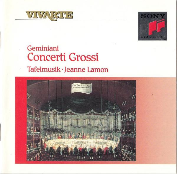 CD ГЕМИНИАНИ ТАФЕЛЬМУЗИК ЖАННА ЛАМО Concerti Grossi SK48043SK48043 Sony Classical 1992 США Классика Б/У