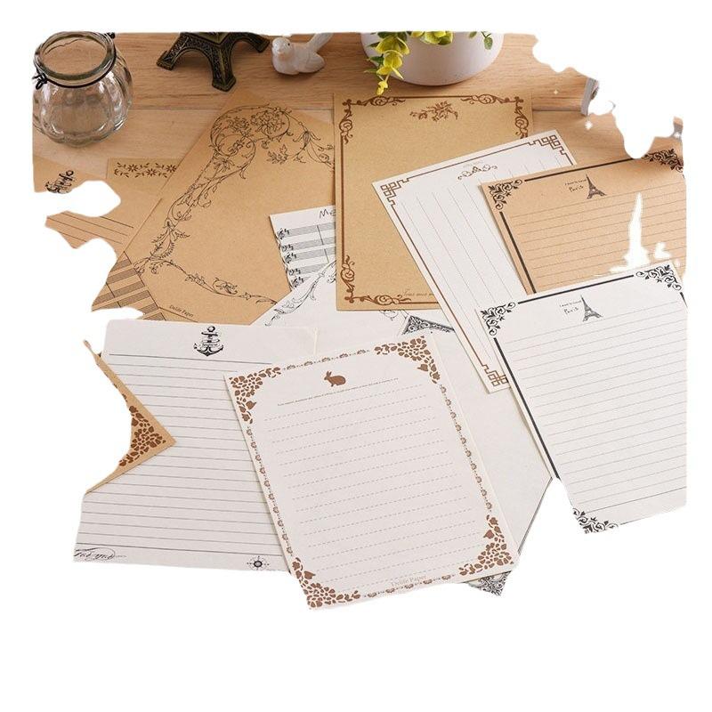 Creative Retro Chinese Style Kraft A5 Paper for Writing & Calligraphy
