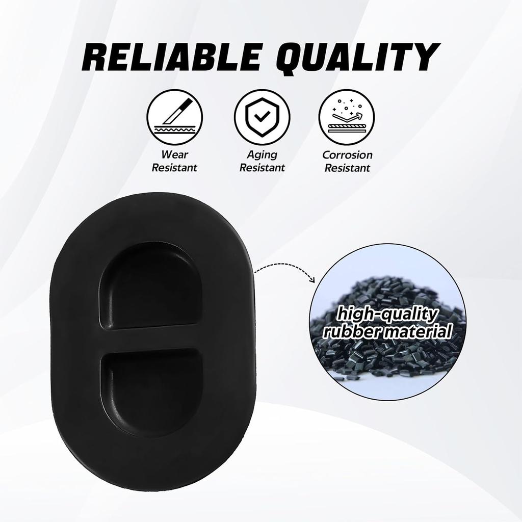 4PCS Car Floor Drain Plugs Compatible with Jeep Wrangler JK JKU JL 2007-2018 Replace# : 68194821AA