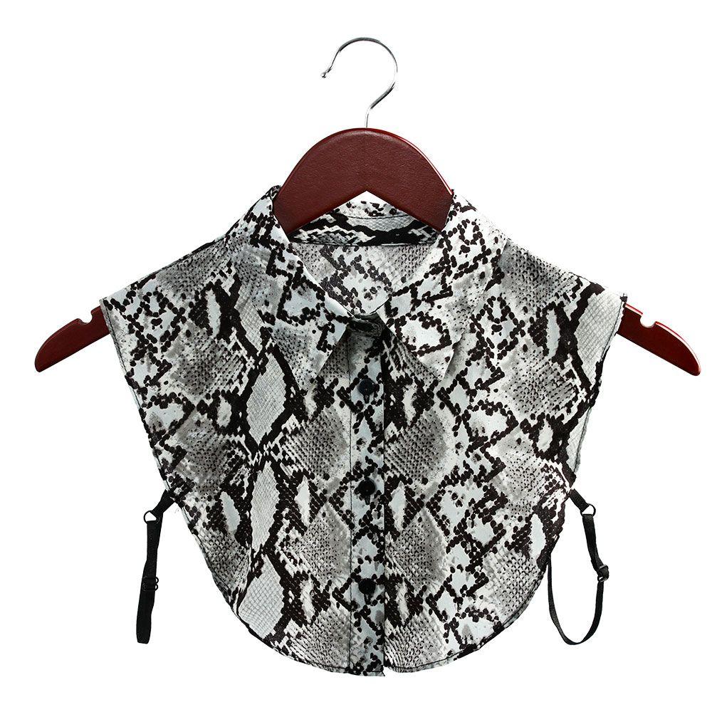 Lapel Leopard Grain Classic Cowboy Clothes Accessories Blouse False Collar Shirt Fake Collar Cotton