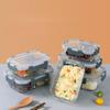 Жаростойкий стеклянный контейнер для хранения продуктов