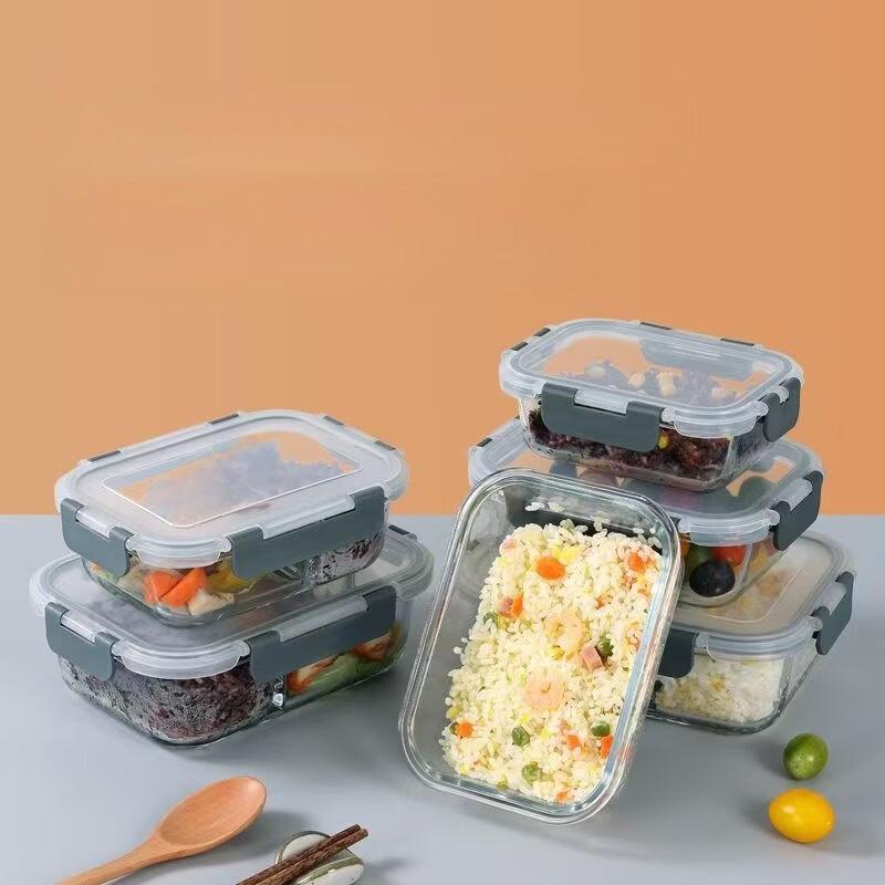 Жаростойкий стеклянный контейнер для хранения продуктов