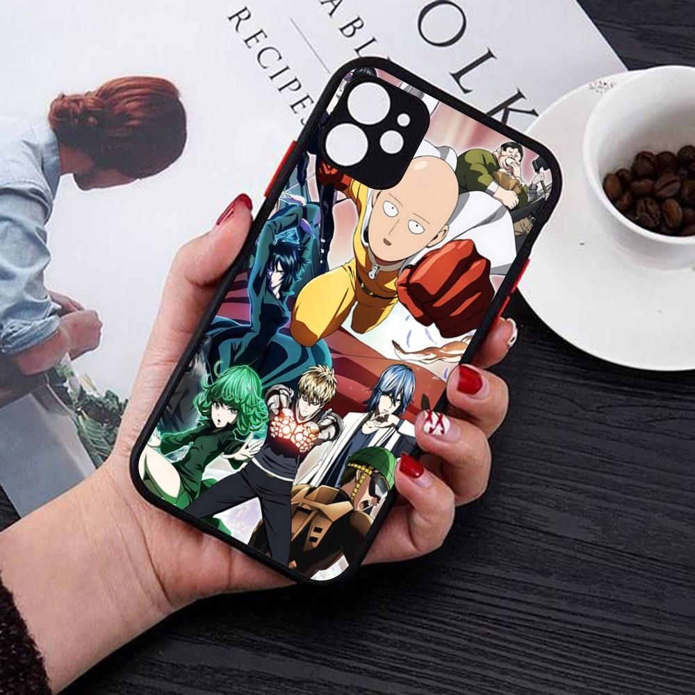 Чехол для телефона One Punch Man Для iPhone 14 11 12 13 Mini Pro Max 8 7 Plus X XR XS MAX Полупрозрачная Матовая Крышка