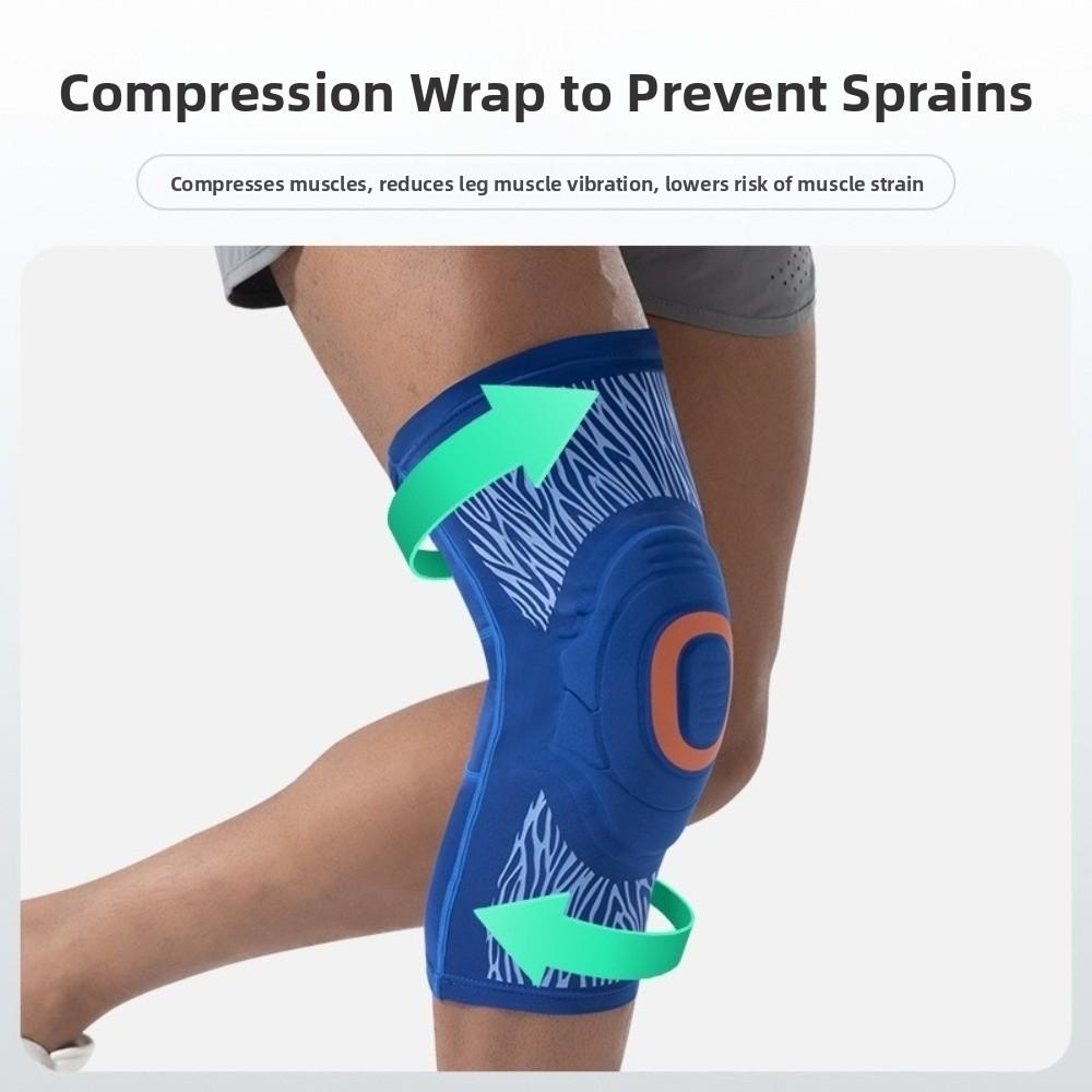 Adjustable Knee Support Pressurized Elastic Compression Knee Brace Fitness Volleyball