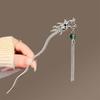 Beaded Hanfu Tassel Hairpin Wave Shape Chinese Style Hair Clip Retro Dragon Hair Stick Daily