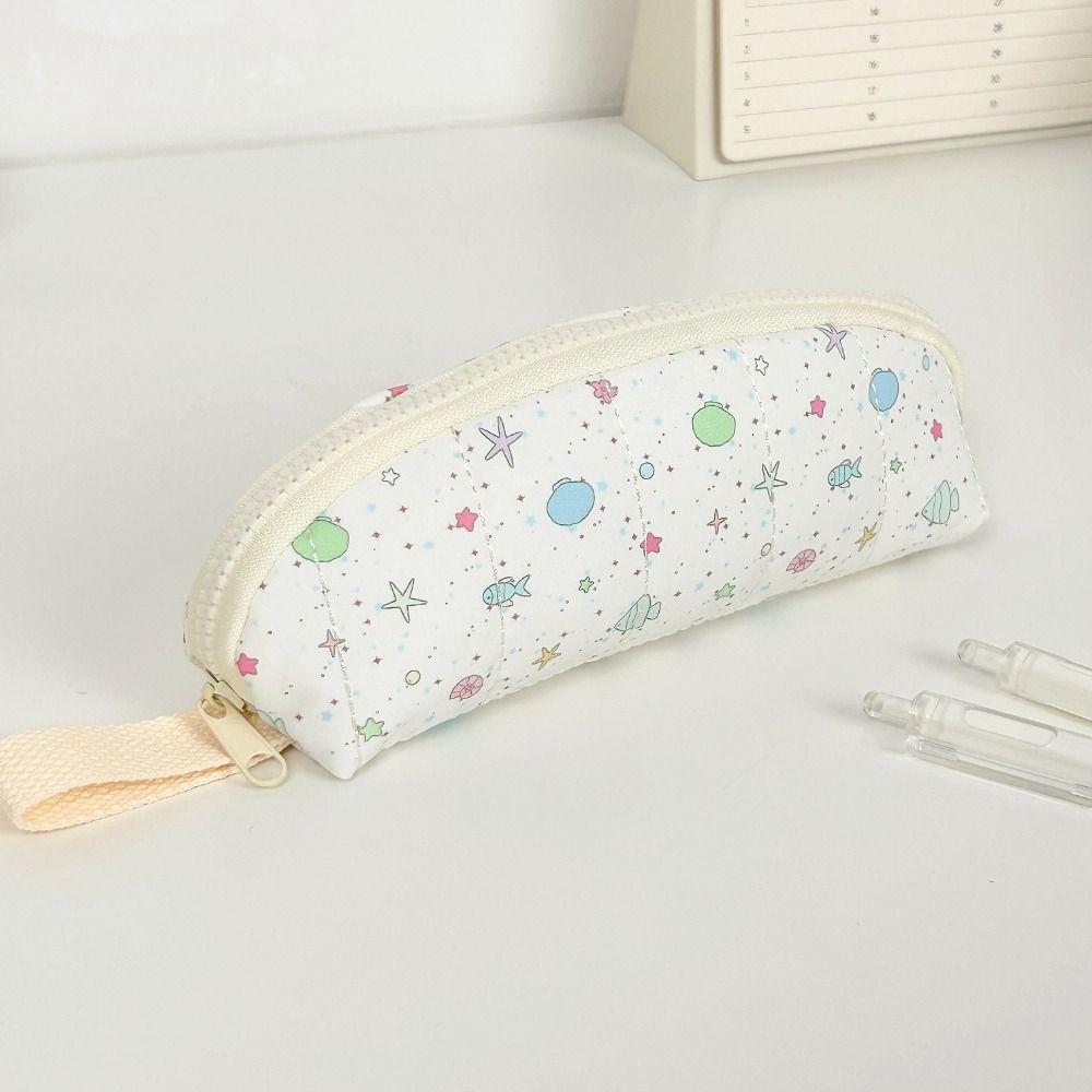 with Hand Strap Pen Bag Large Capacity Stationery Bag Durable Stationery Organizer  School Supplies