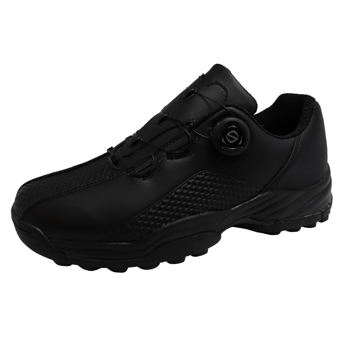 Golf Shoes Dial Shoes Golf Spikeless Sports Shoes Trekking Shoes Climbing Shoes Cm [Forsense] Men's BLACK×BLACK 26.0