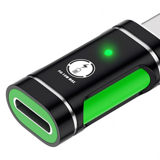 Адаптер 8-контактный на Type-C 30 Вт PD Data Fast Transfer Портативный 8-контактный гнездовой на USB-C