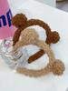 Bowknot Plush Bear Ear Headband
