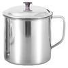 Stainless Steel Cup with Lid Camping Coffee Mug Insulated Tea Cup for Travel Shatterproof Metal Juice Mug