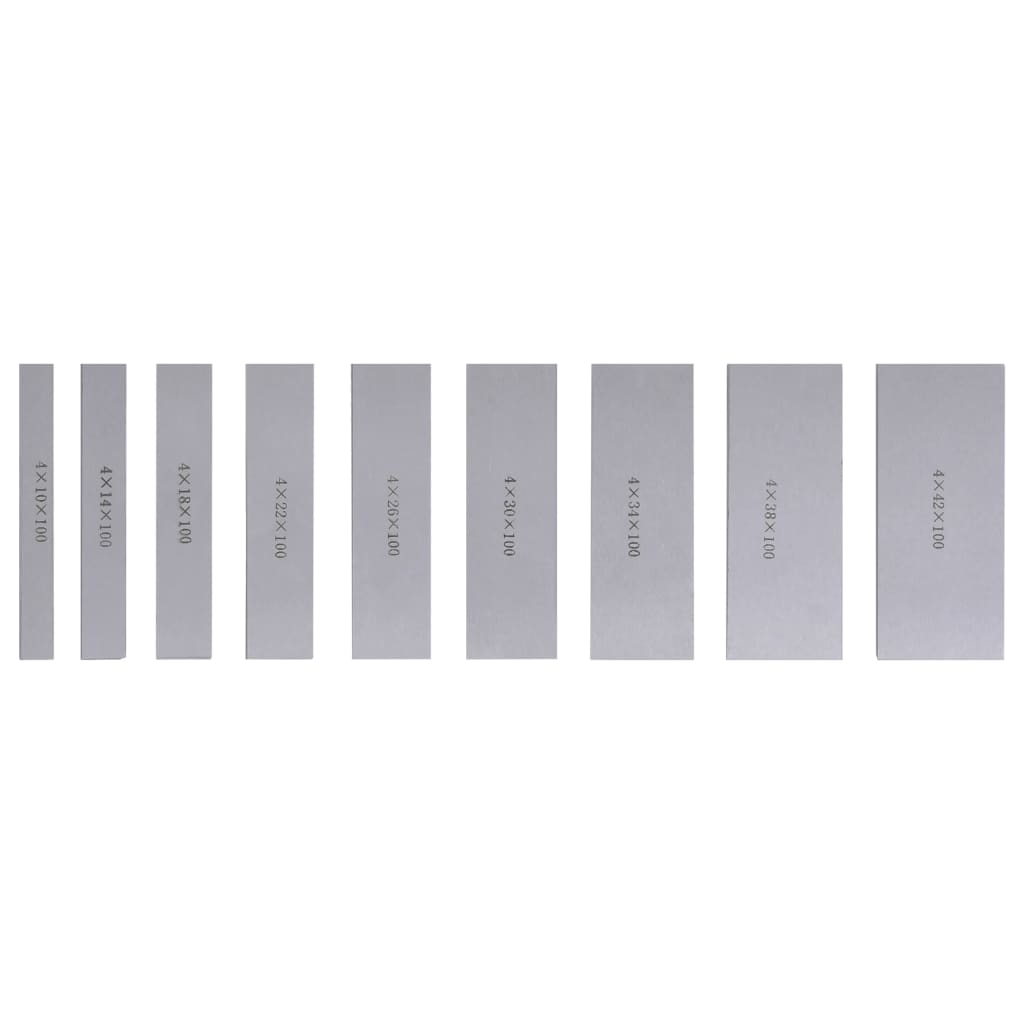 Parallel Blocks 100 mm 18 pcs 10 42 mm